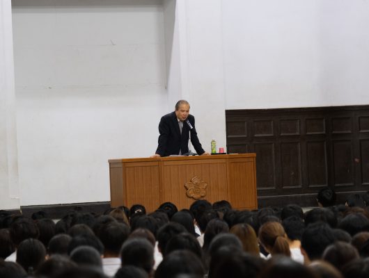 在日タイ大使　シントンさんの講演会が行われました。