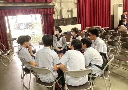 放課後の交流会の様子